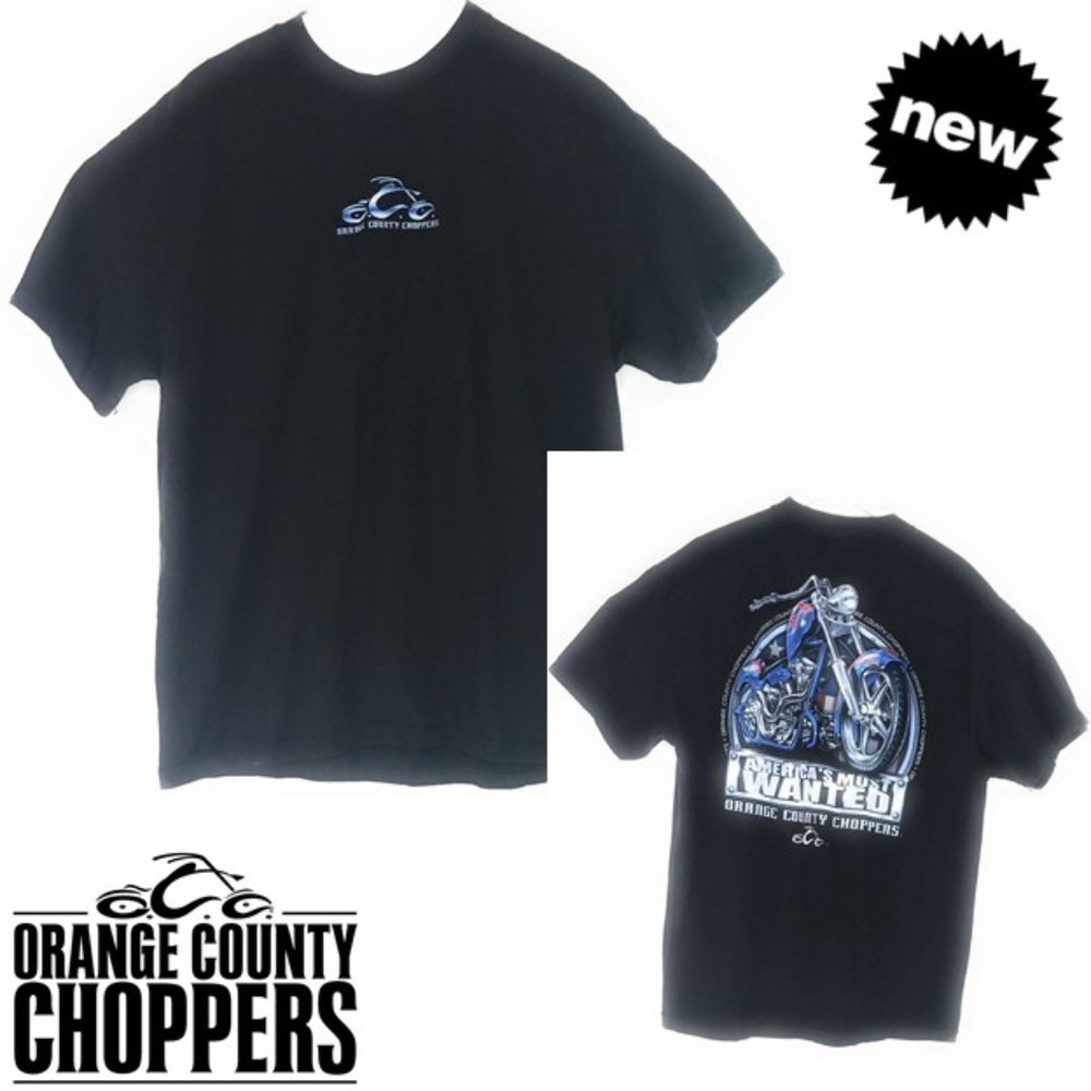 ORANGE COUNTRY CHOPPERS Black T-Shirt
